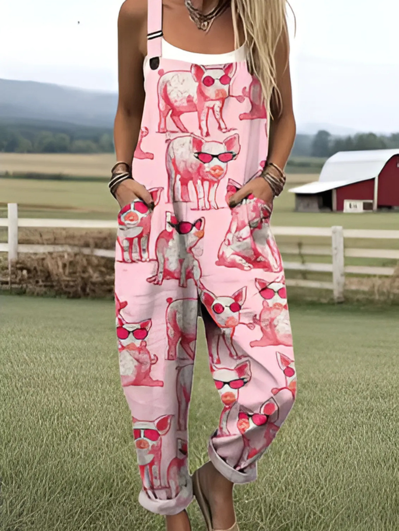 Lola | Playful Cow Overalls