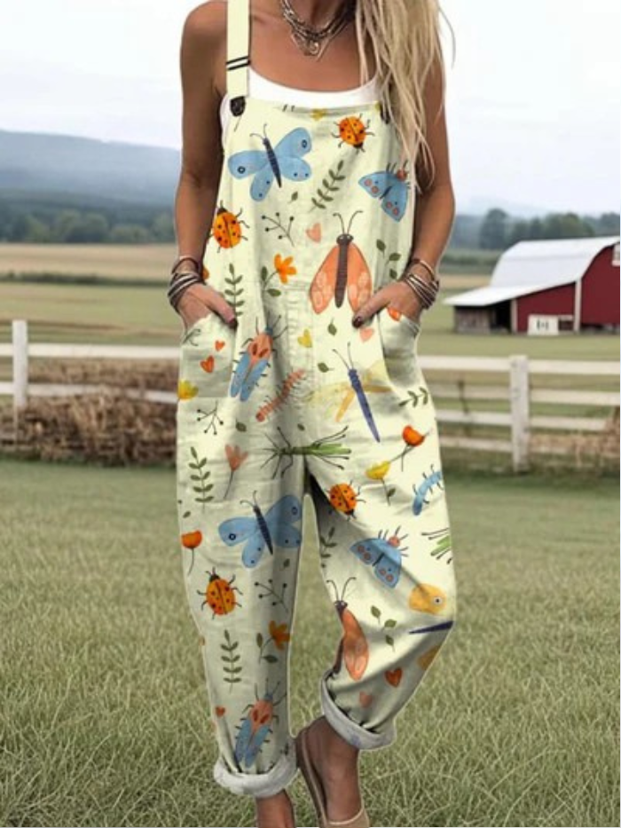 Mabel | Garden Insect Overalls