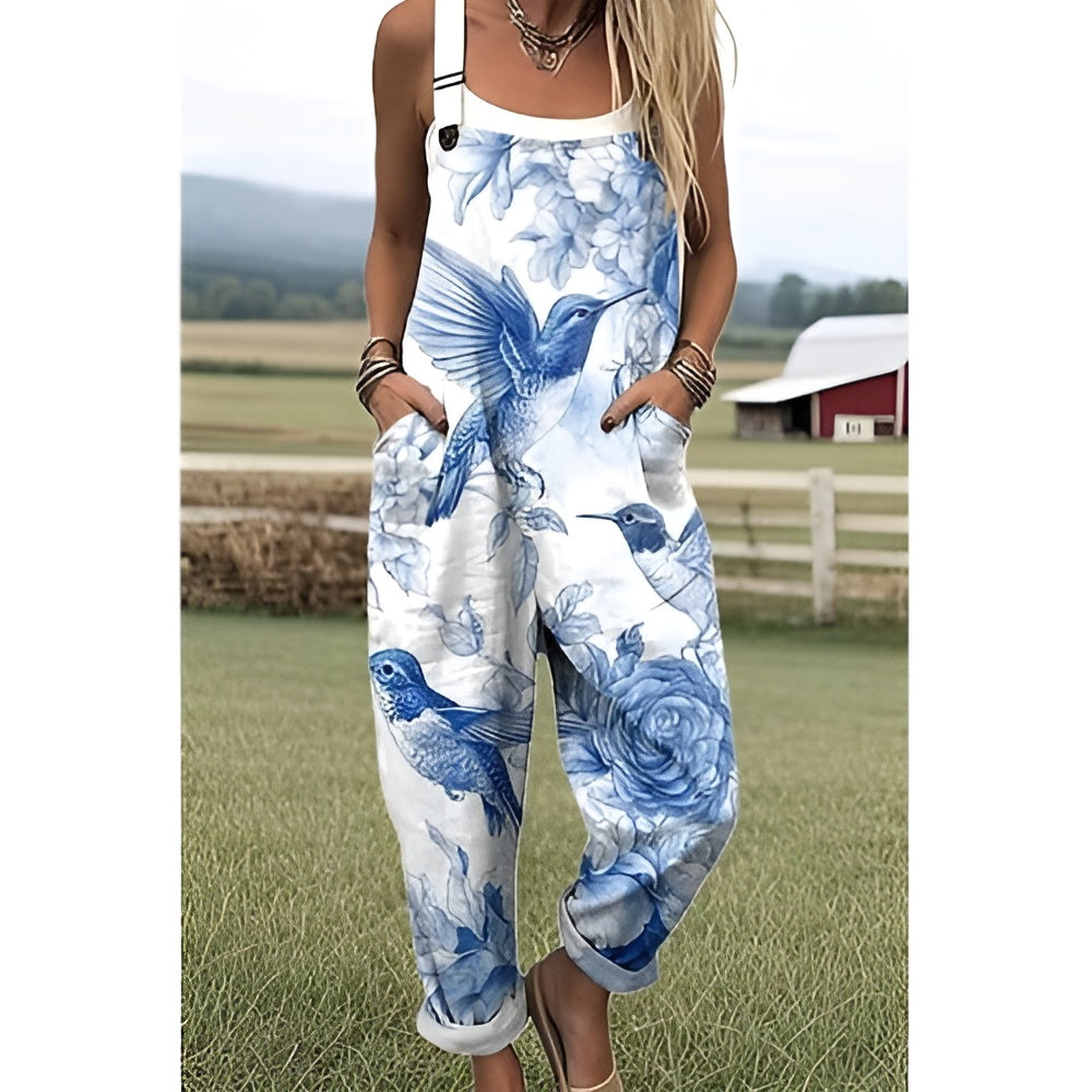 Diana | Hummingbird Garden Overalls