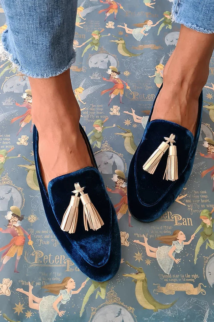 Tui | Midnight Loafers with Tassels