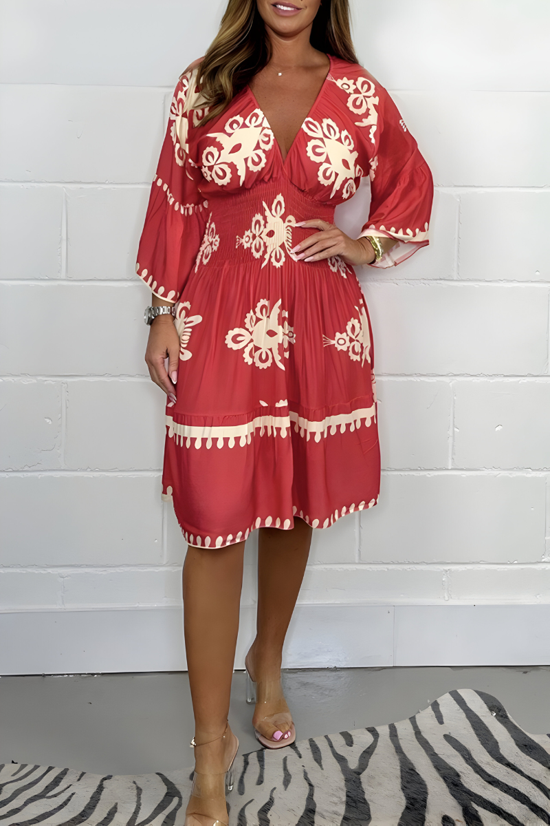 Lisa | Flattering Knee Length Dress