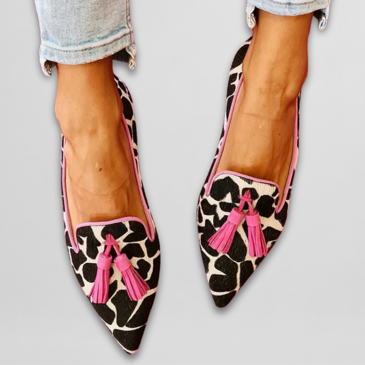 Tessa | Tassel Detail Statement Loafers
