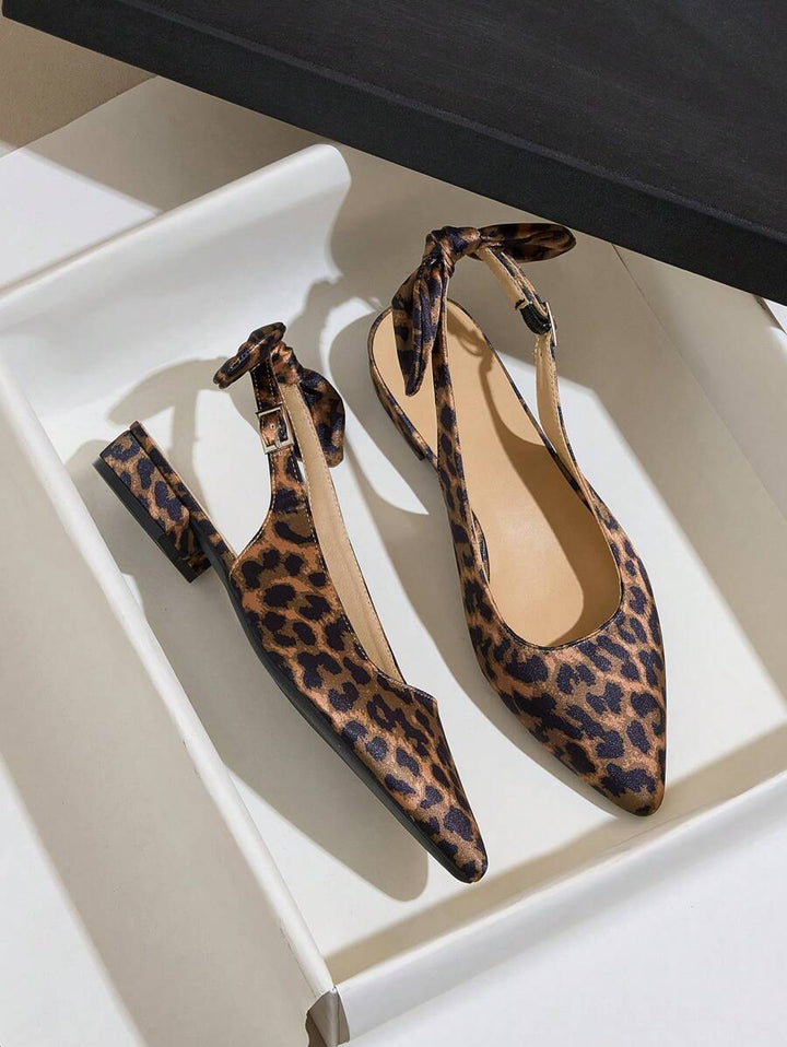 Maia | Chic Leopard Print Flats