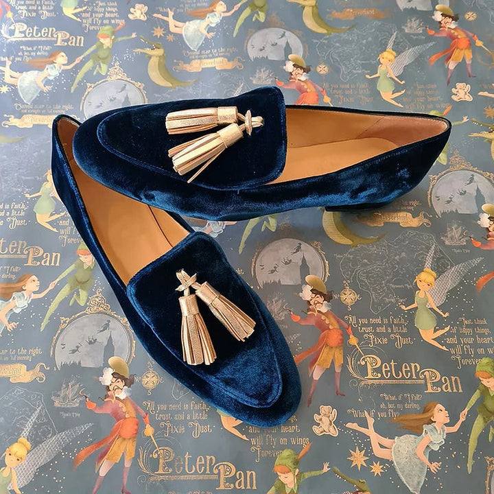 Tui | Midnight Loafers with Tassels