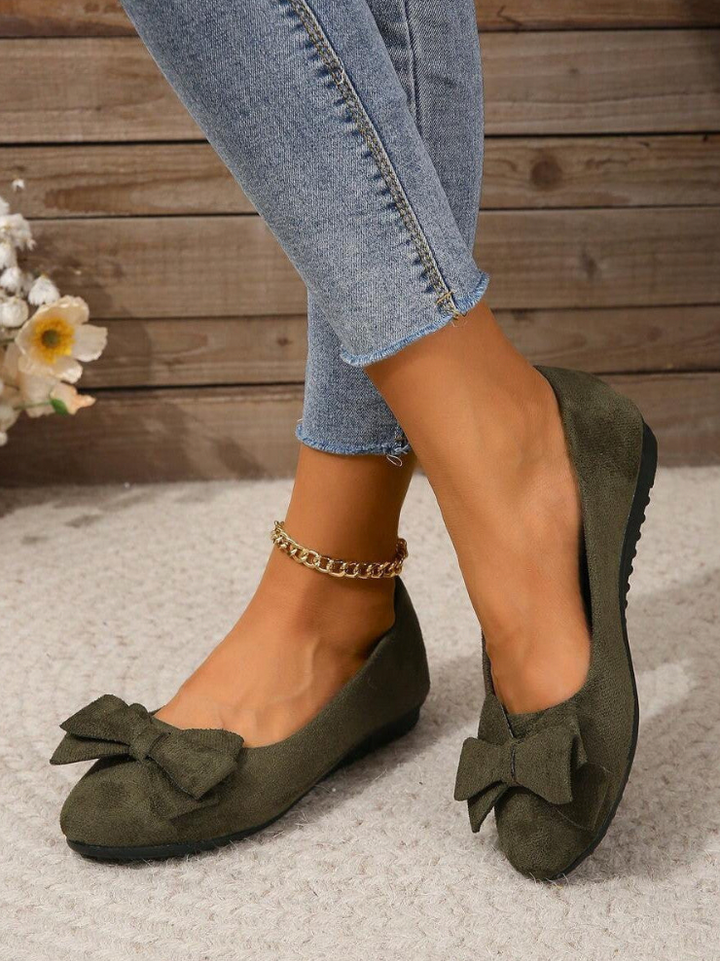 Lorna | Bow Detail Comfort Flats