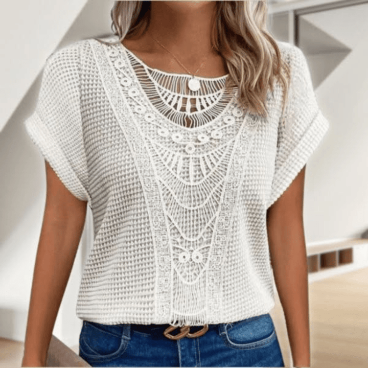 Clara™ | Elegant Knitted V-Neck Sweater