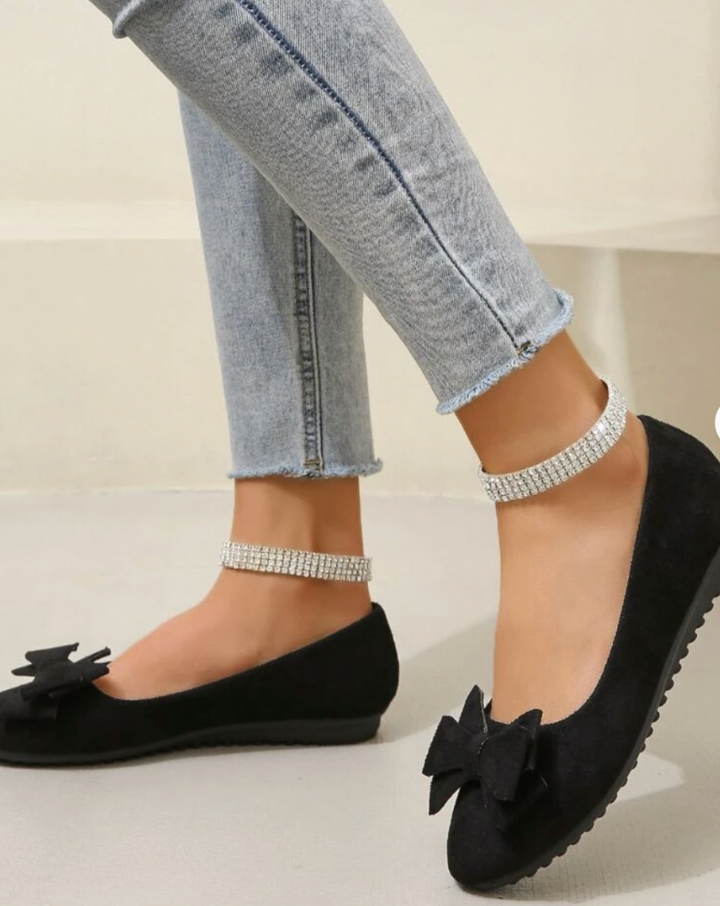 Lorna | Bow Detail Comfort Flats