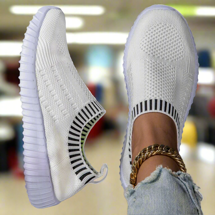 Nina | Stretch Knit Slip-On Sneakers