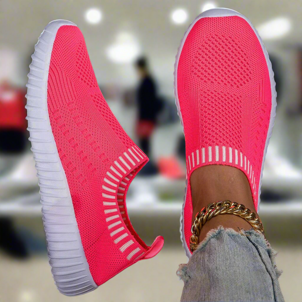 Nina | Stretch Knit Slip-On Sneakers
