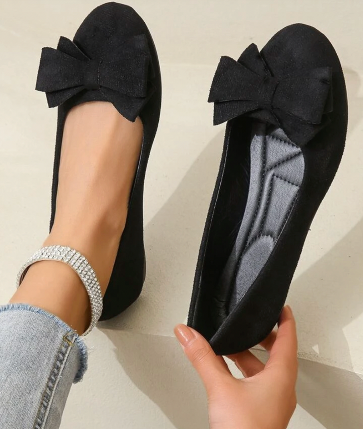 Lorna | Bow Detail Comfort Flats
