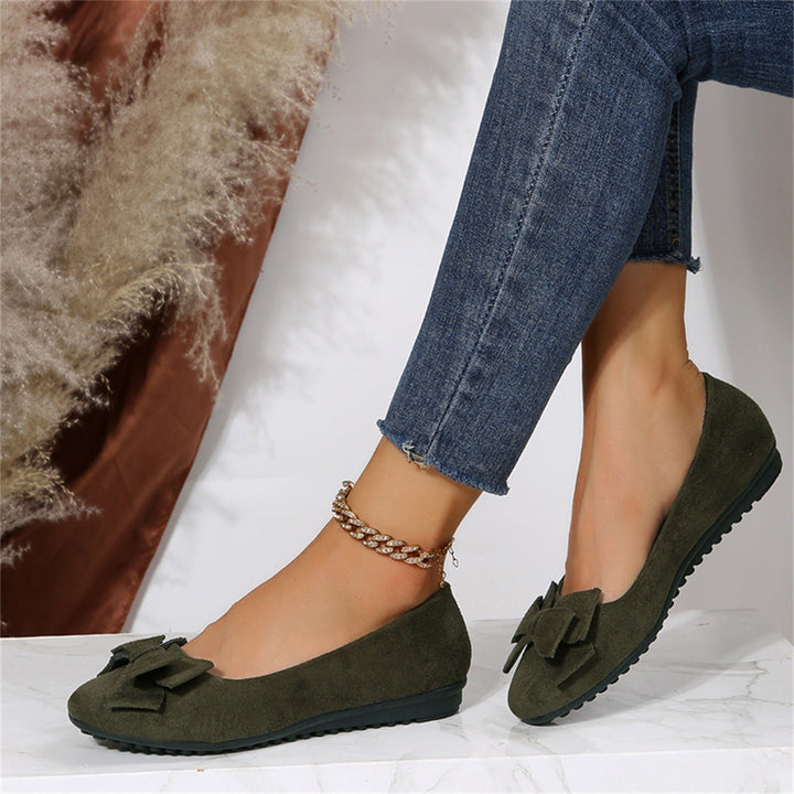 Lorna | Bow Detail Comfort Flats