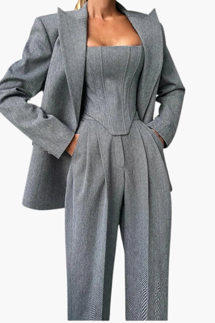Veronica | Structured Power Trio Set