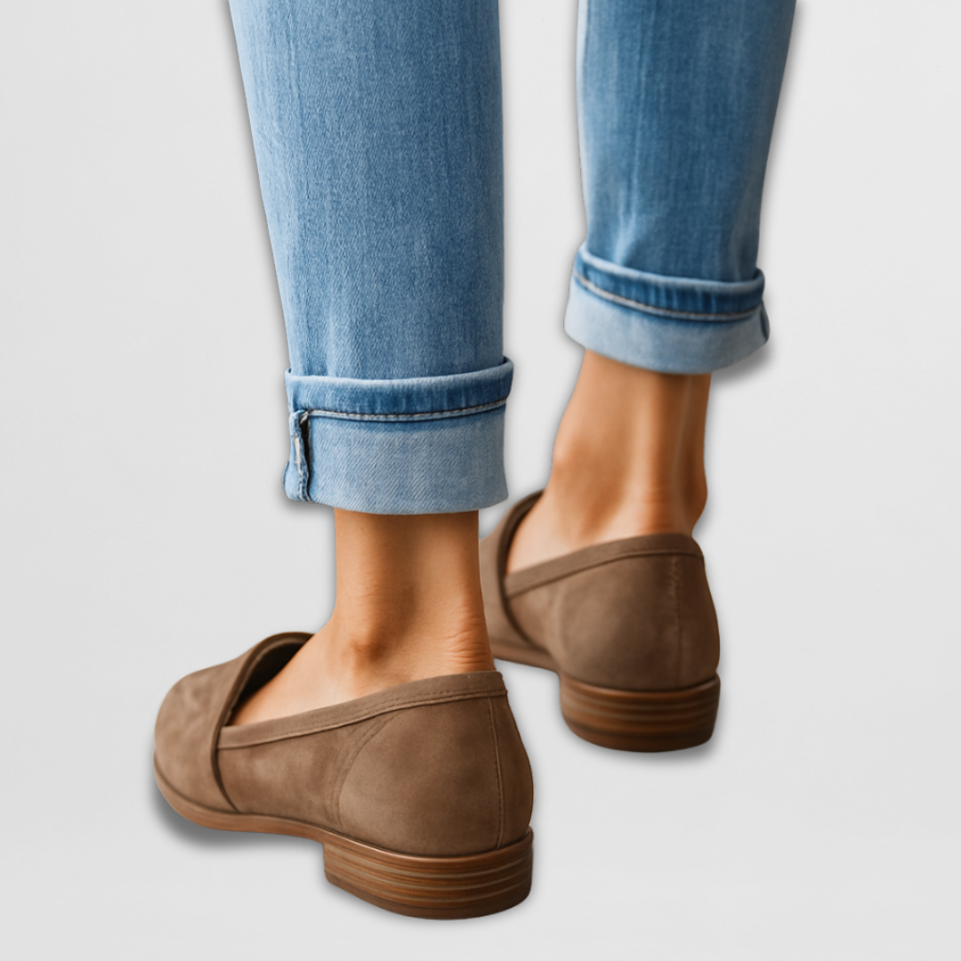 Jade | Leopard Print Pointed Loafers