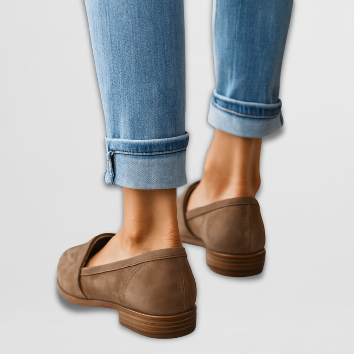 Jade | Leopard Print Pointed Loafers