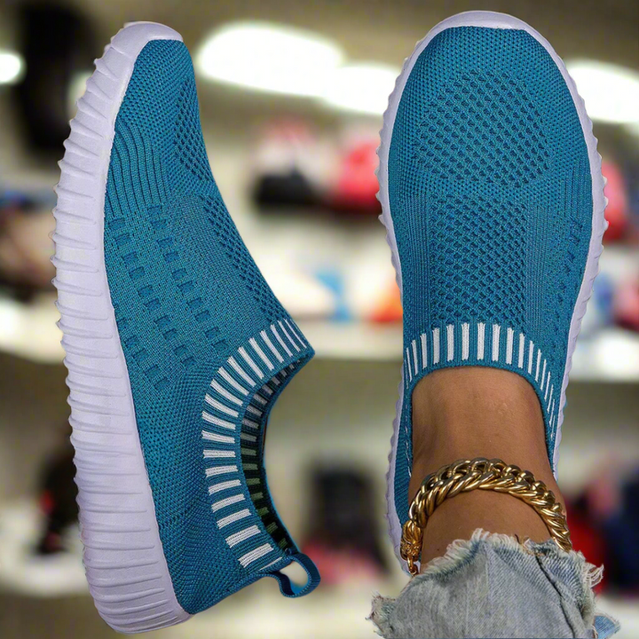 Nina | Stretch Knit Slip-On Sneakers