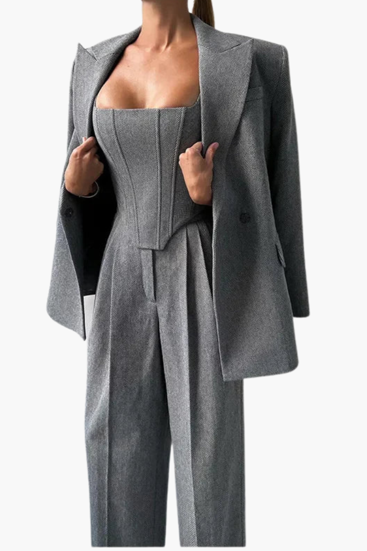 Veronica | Structured Power Trio Set
