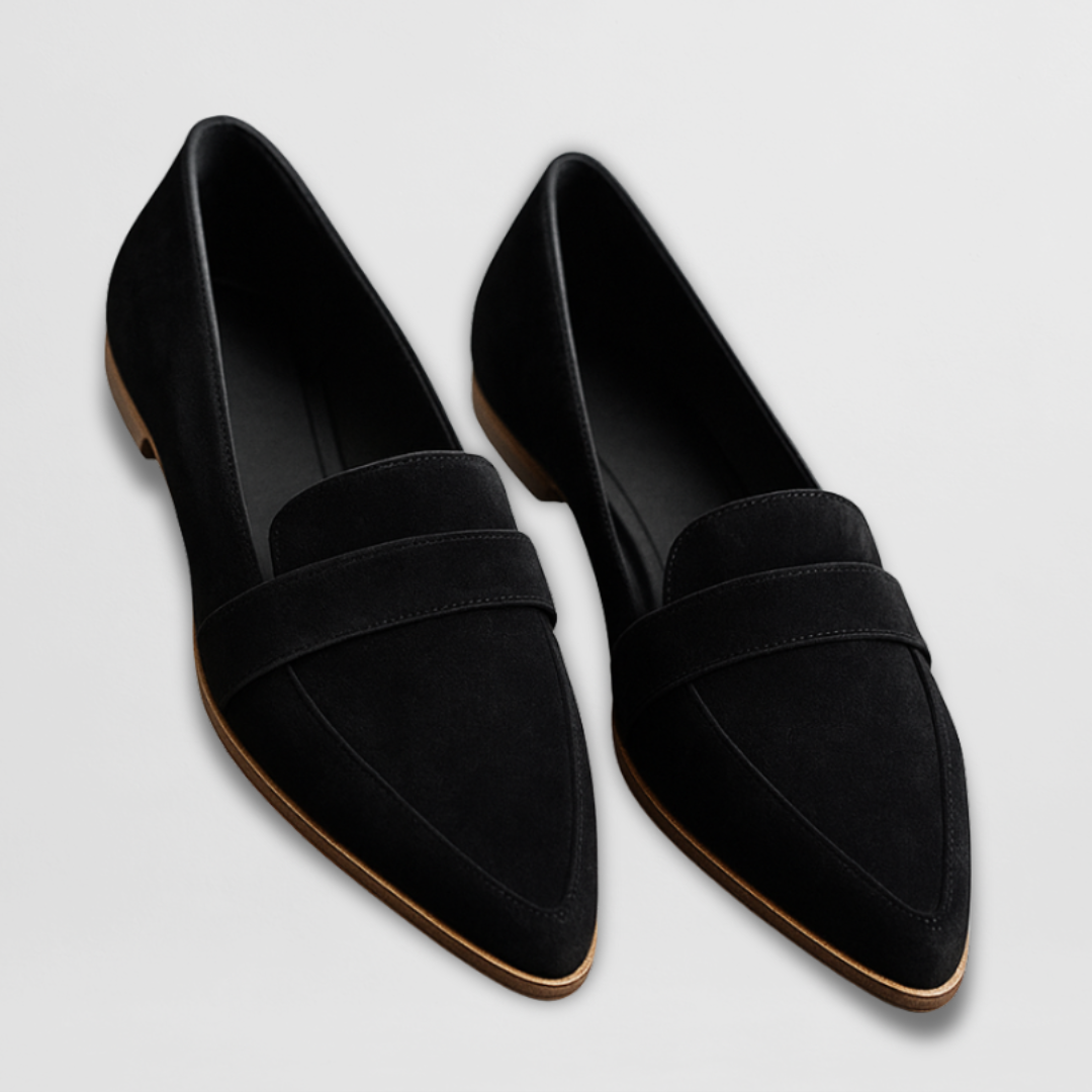 Jade | Leopard Print Pointed Loafers