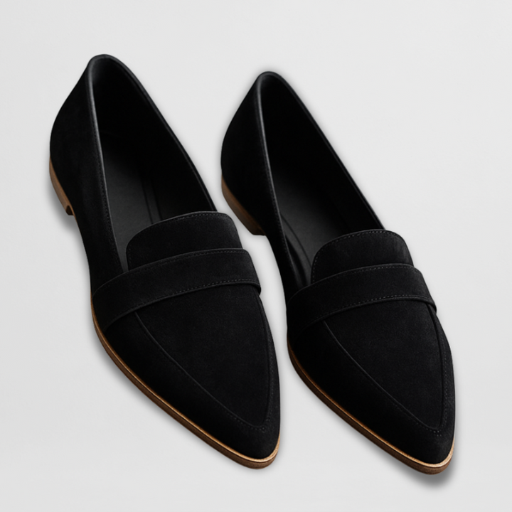 Jade | Leopard Print Pointed Loafers