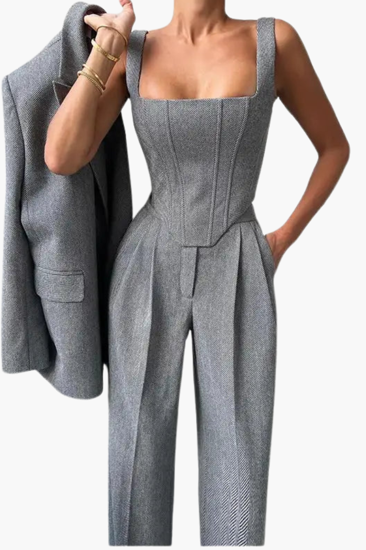 Veronica | Structured Power Trio Set