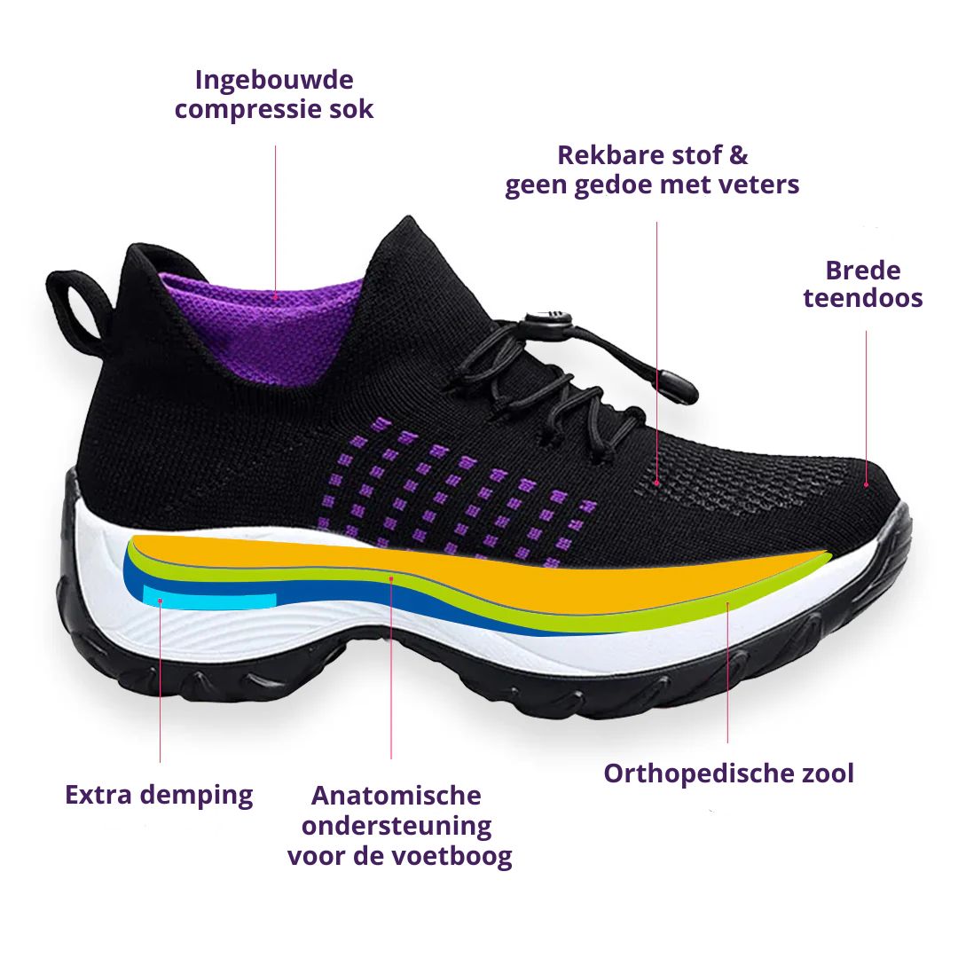 Tina | Arch Support Walking Sneakers