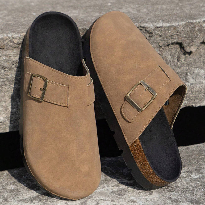 Leroy™ - Boston Leather Slippers
