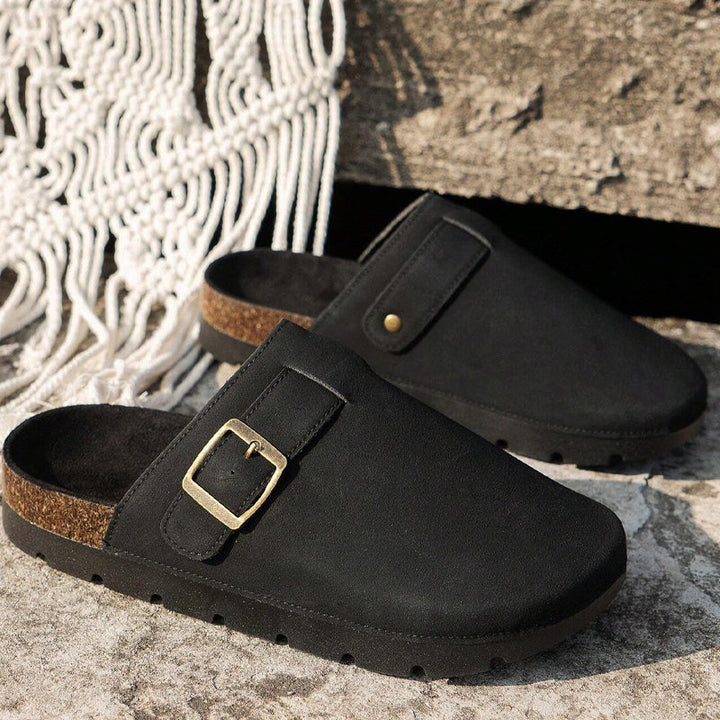 Leroy™ - Boston Leather Slippers