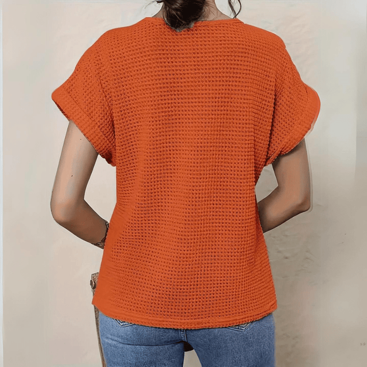 Clara™ | Elegant Knitted V-Neck Sweater