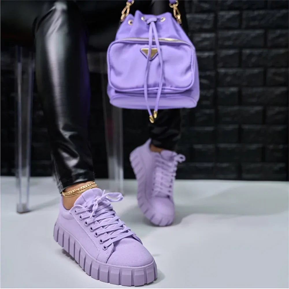 Zara | Chunky Sole Statement Sneakers