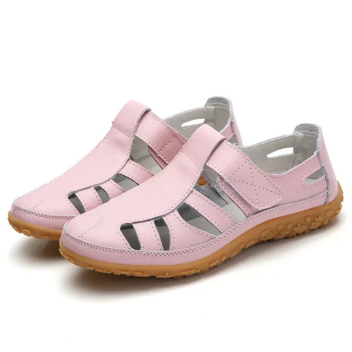 Harriet | Closed-Toe Cutout Comfort Sandals