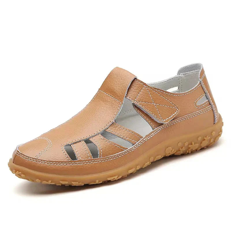 Harriet | Closed-Toe Cutout Comfort Sandals