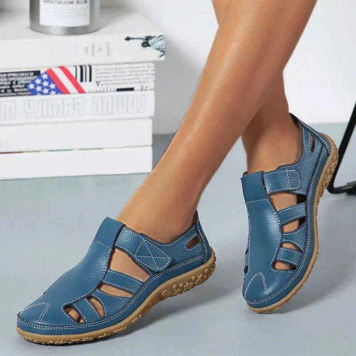 Harriet | Closed-Toe Cutout Comfort Sandals