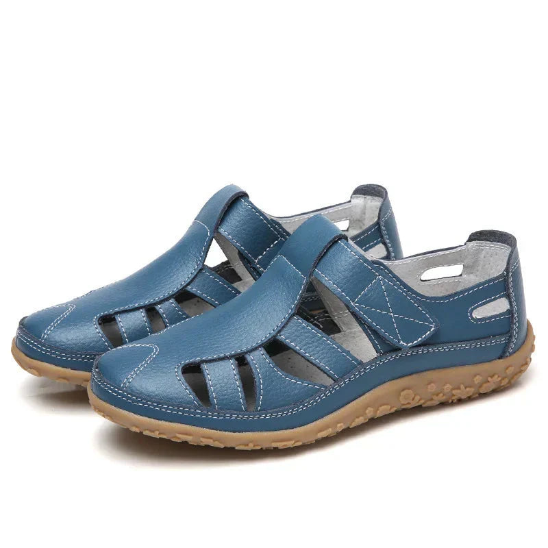 Harriet | Closed-Toe Cutout Comfort Sandals