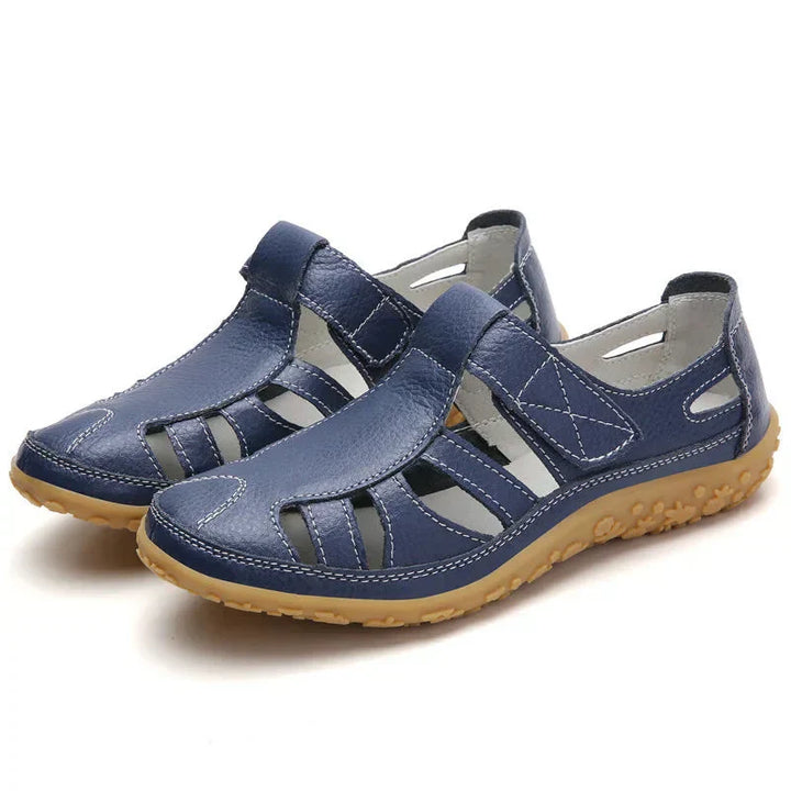 Harriet | Closed-Toe Cutout Comfort Sandals