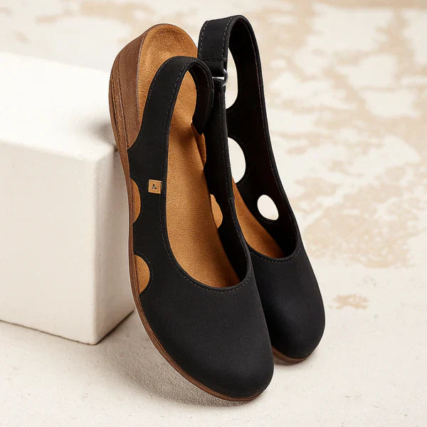 Lydia | Buckled Slingback Comfort Sandals
