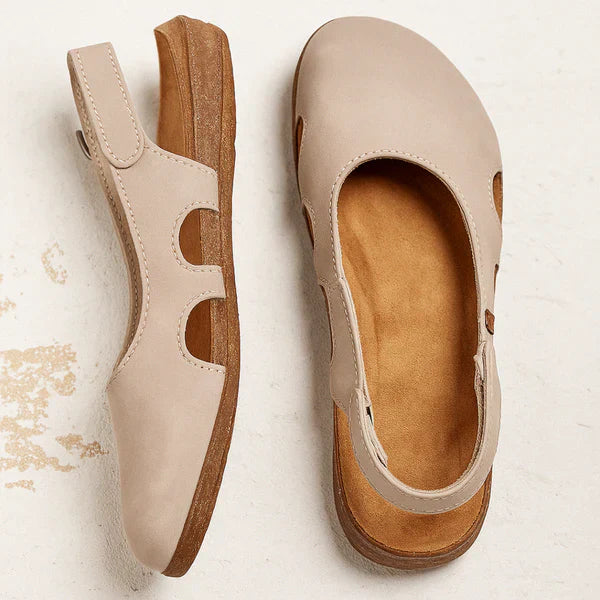 Lydia | Buckled Slingback Comfort Sandals