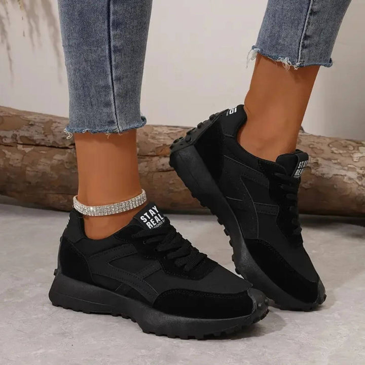 Erin | Two-Tone Platform Sneakers
