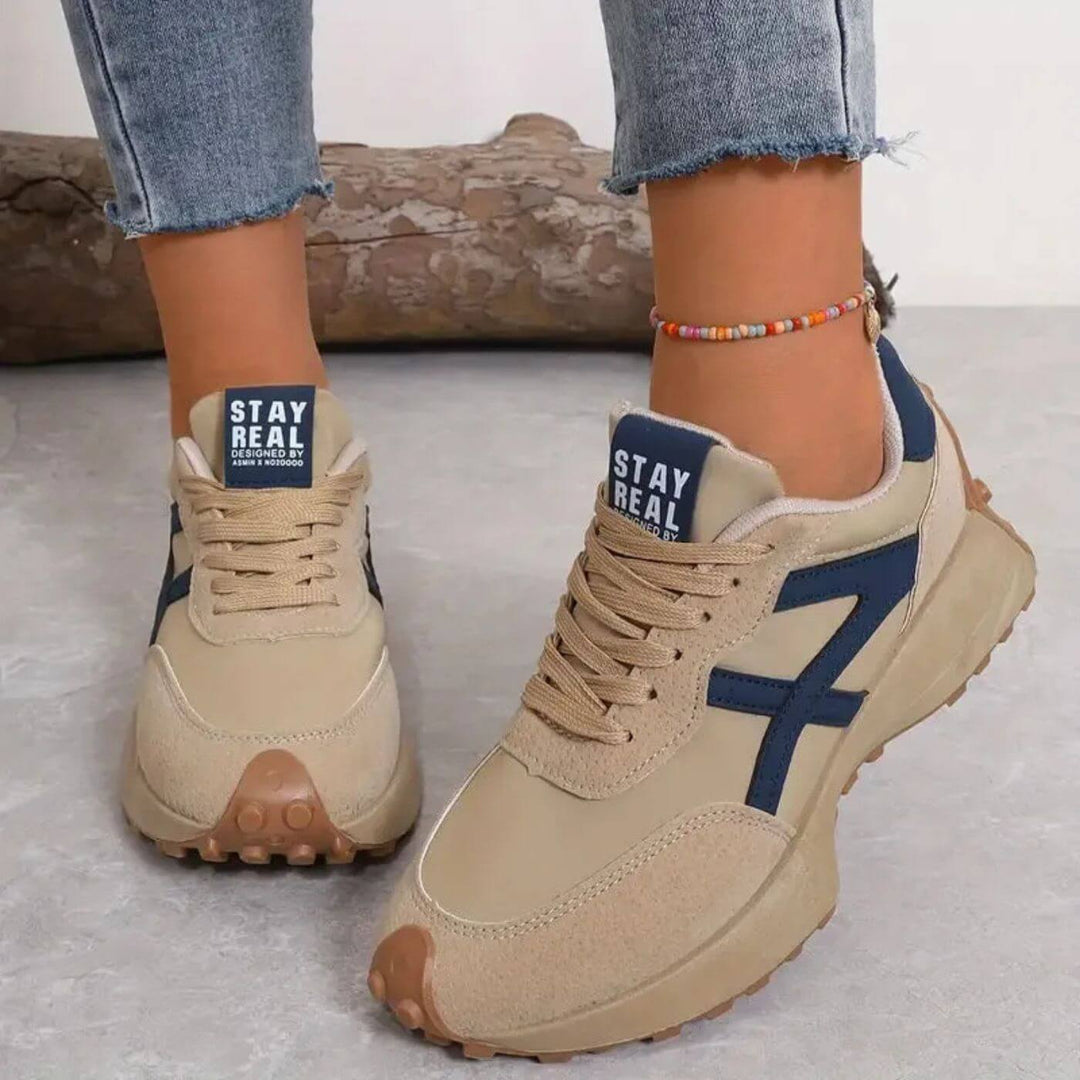 Erin | Two-Tone Platform Sneakers
