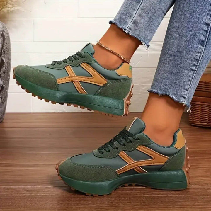 Erin | Two-Tone Platform Sneakers