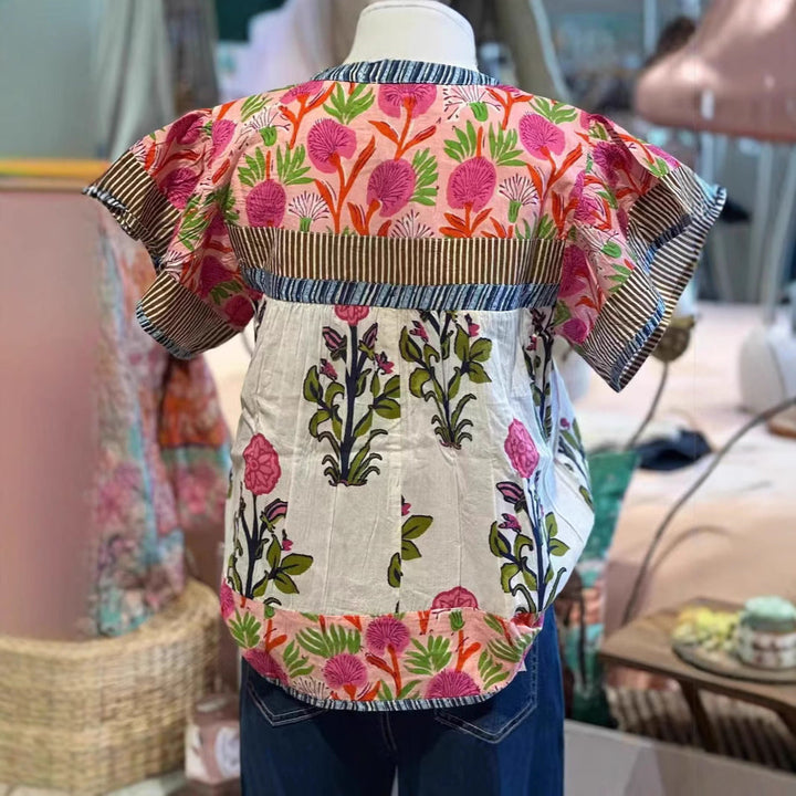 Nora | Embroidered Boho Blouse