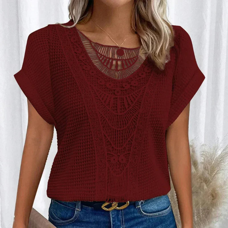 Clara™ | Elegant Knitted V-Neck Sweater