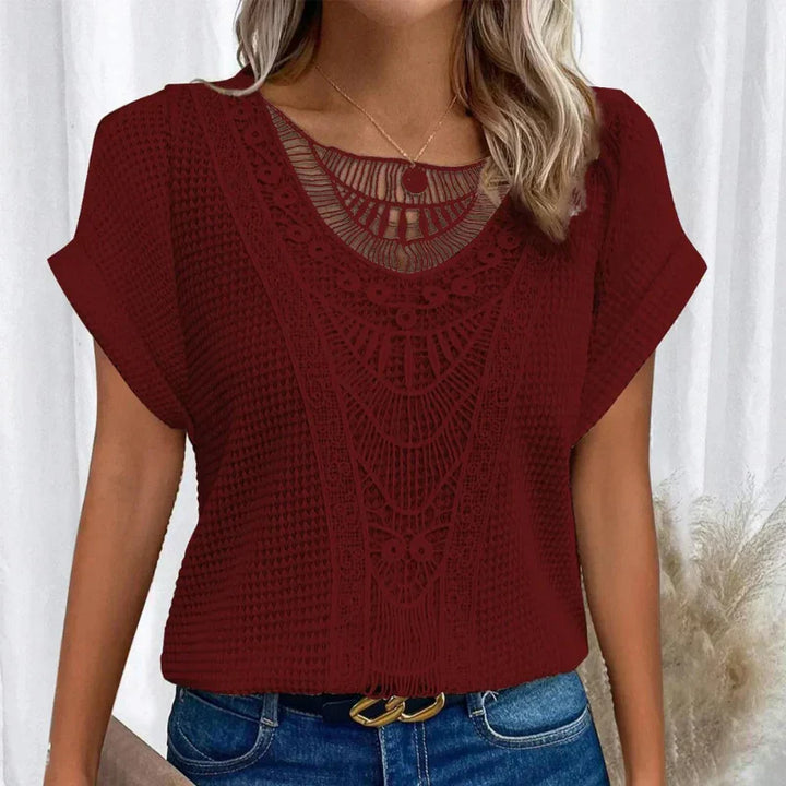 Clara™ | Elegant Knitted V-Neck Sweater