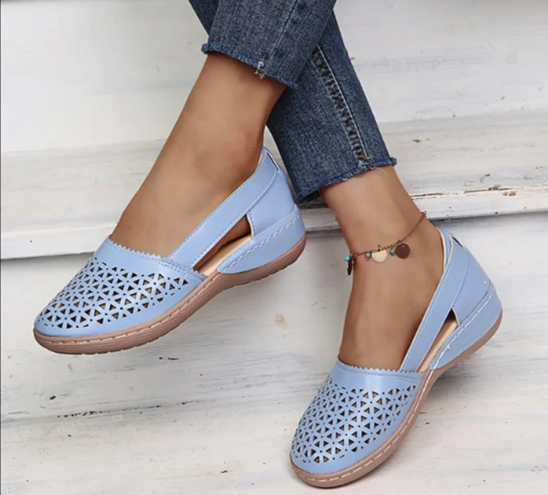 Lena | Breathable Comfort Slip-On Flats