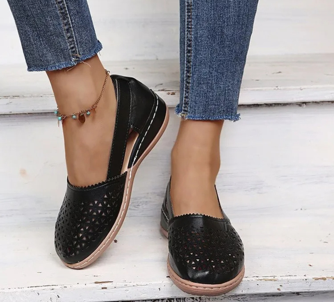 Lena | Breathable Comfort Slip-On Flats