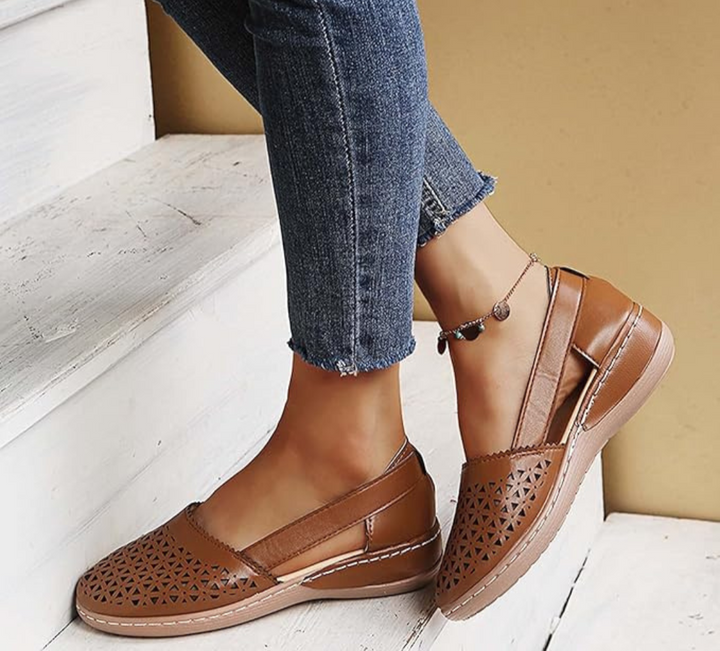 Lena | Breathable Comfort Slip-On Flats