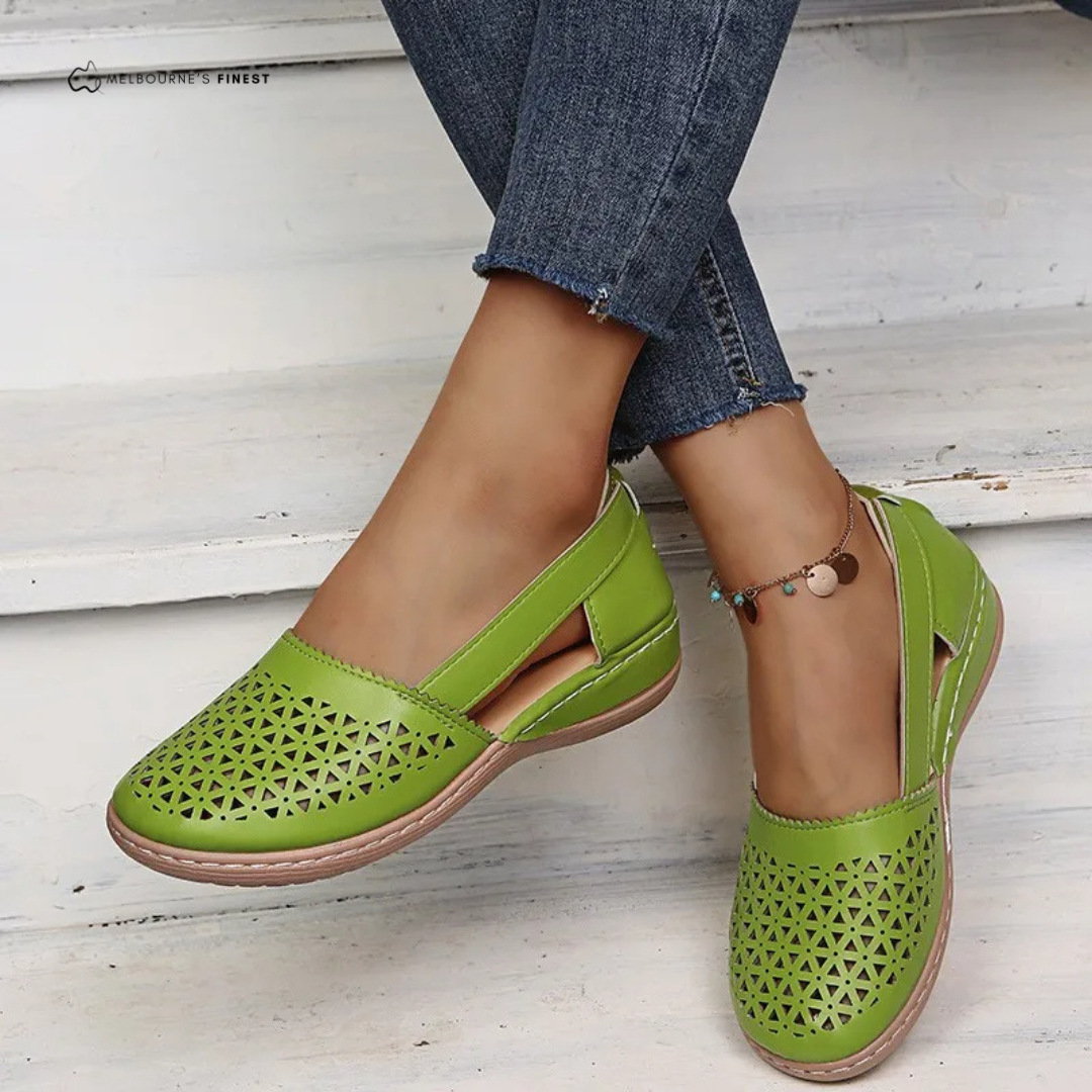 Lena | Breathable Comfort Slip-On Flats