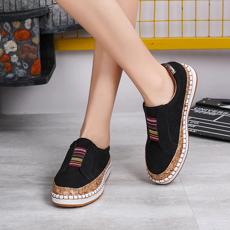 Paula | Stretch Band Casual Loafers