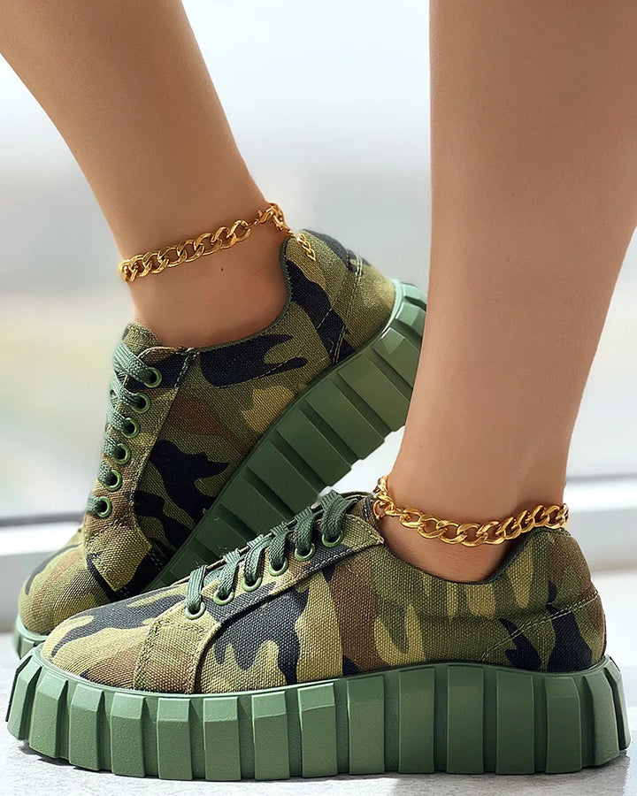 Zara | Chunky Sole Statement Sneakers