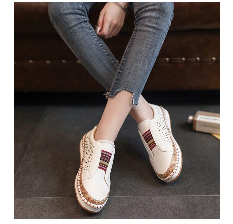 Paula | Stretch Band Casual Loafers