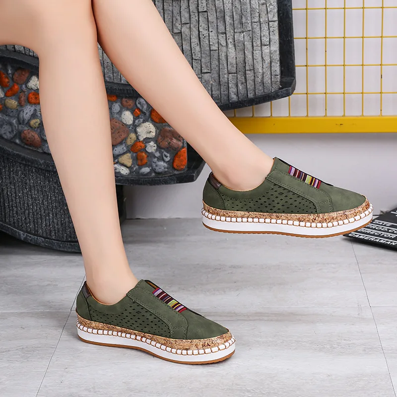 Paula | Stretch Band Casual Loafers
