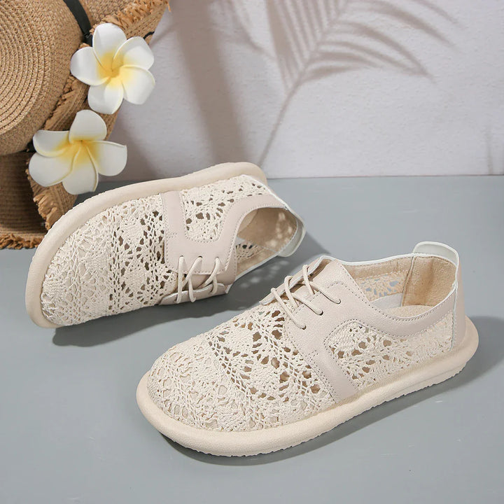 Elsie | Lace Knit Comfort Sneakers